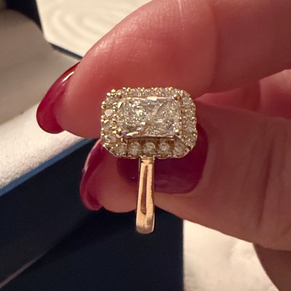 Badgley Mischka Gold Women's Ring 14k size 7 - Picture 2 of 14